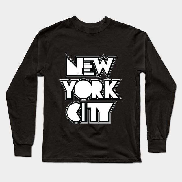 City that never sleeps - NYC Long Sleeve T-Shirt by Pradeep Chauhan